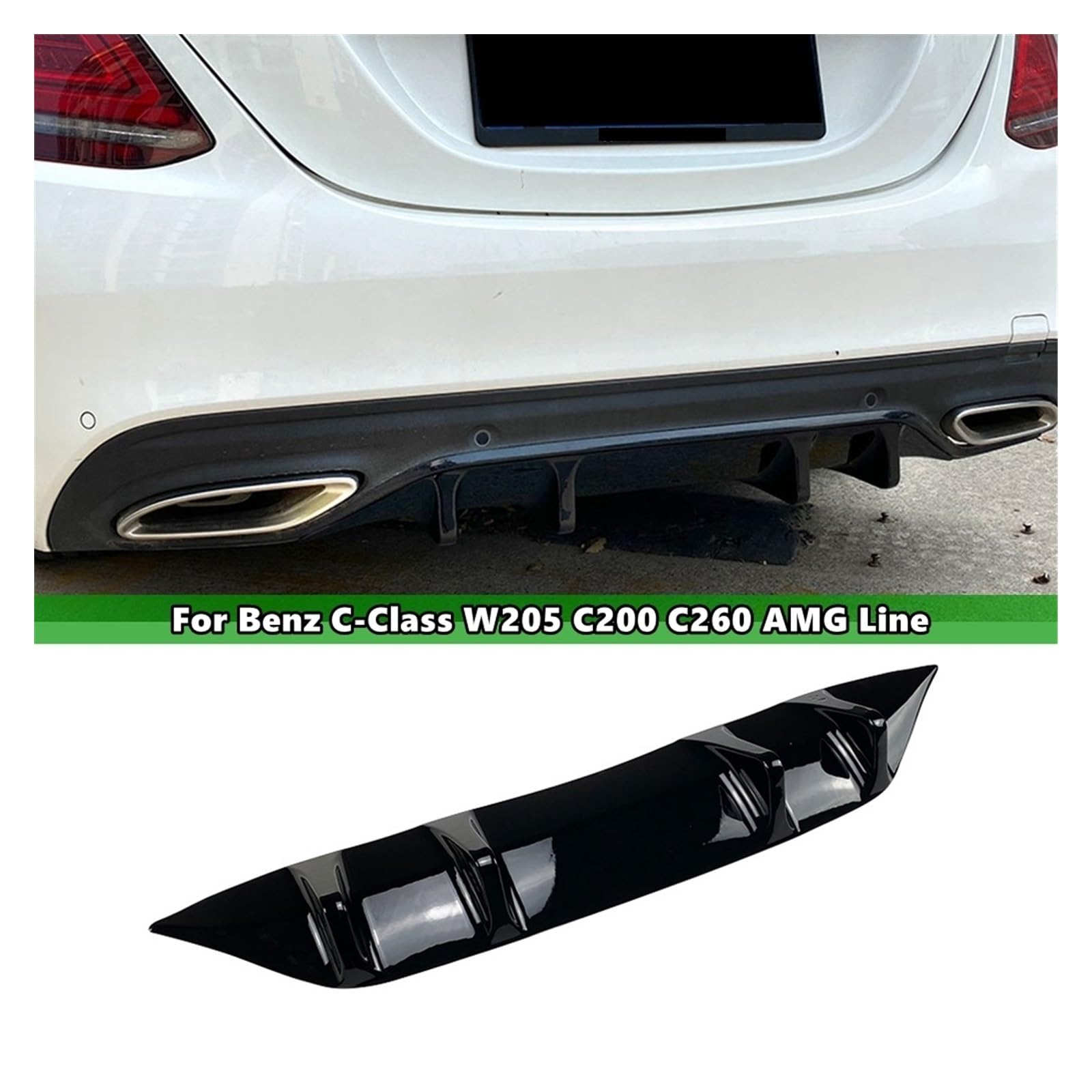 ベンツ Cクラス GH-203746 吹き出す フロントバンパー ホースメント  