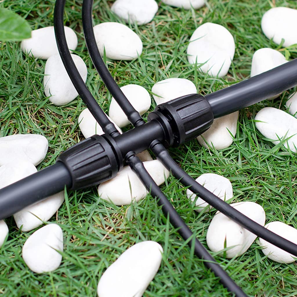 Tuercas conectoras de bloqueo de tubería de polietileno para acoplamiento de agua de jardín, 16 mm, accesorios de 1/2 pulgada para riego agrícola, paquete de 50