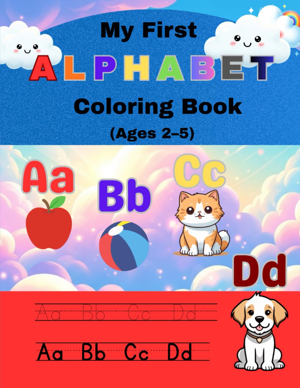 My First Alphabet Coloring Book (Ages 2–5)