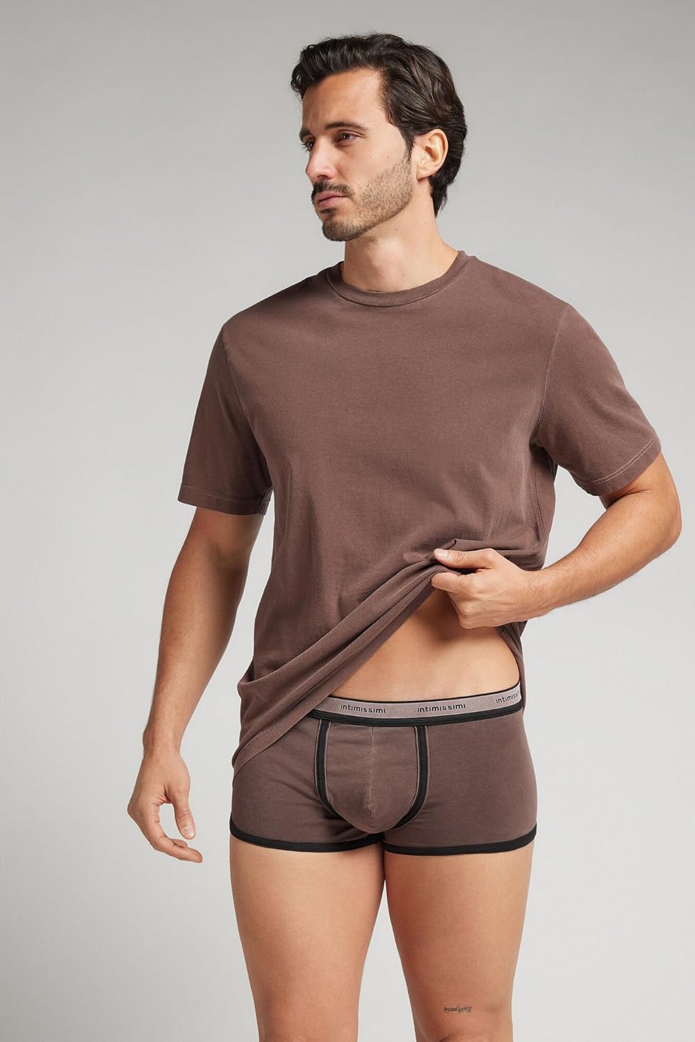 Intimissimi Man's Stretch Superior Cotton Boxers Washed Collection - Image 3