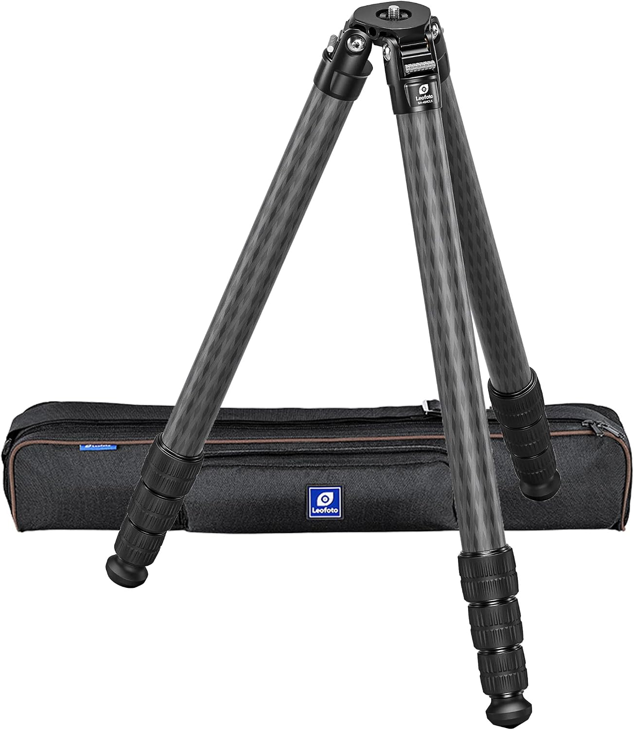 Leofoto SA-404CLX 172.9cm / 68.07in Carbon Fiber Shooting/Hunting Compact Tripod, 3/8" Mounting Stud, Max Load: 40kg / 88.18lb, 4 Section Professional Photography Tripod for Outdoor