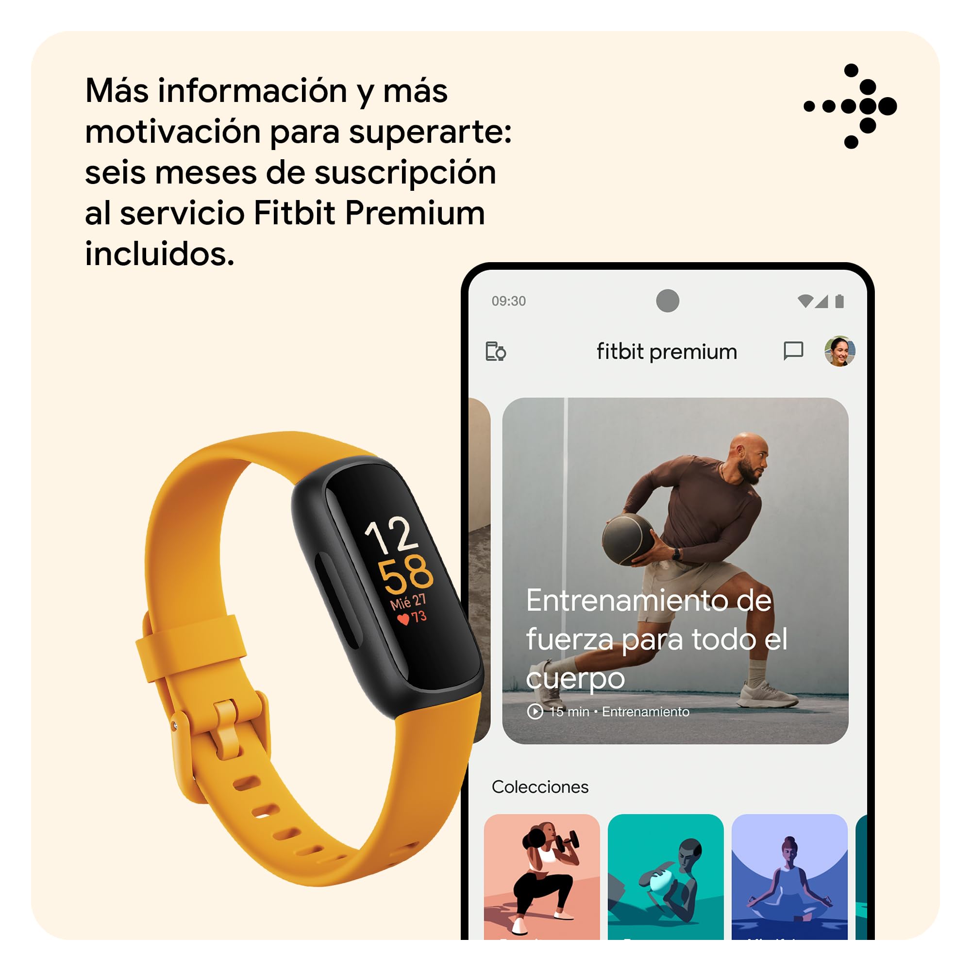 Google Fitbit Inspire 3, la pulsera de salud y actividad física con hasta 10 días de batería y compatible con Android e iOS