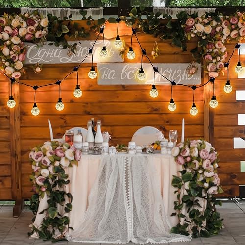 Miniatura 5 de Guirnalda de luces para exteriores de 3484 pies G40 luces de patio  20 luces LED impermeables inastillables colgantes al aire libre para patio