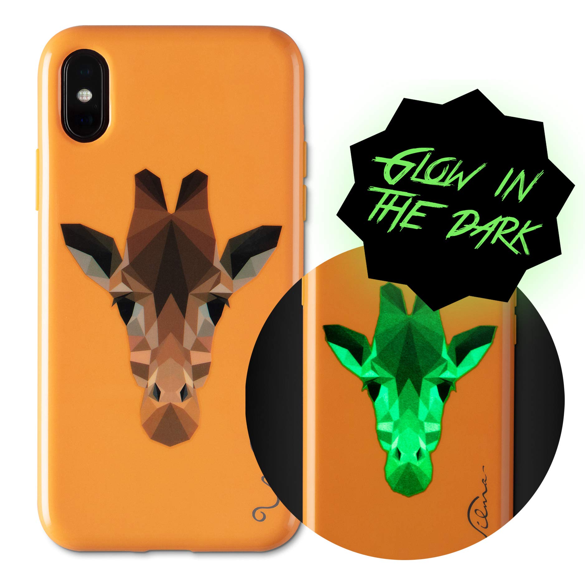 Coque iPhone X/XS phosphorescente pour retrouver son tel de nuit - 7