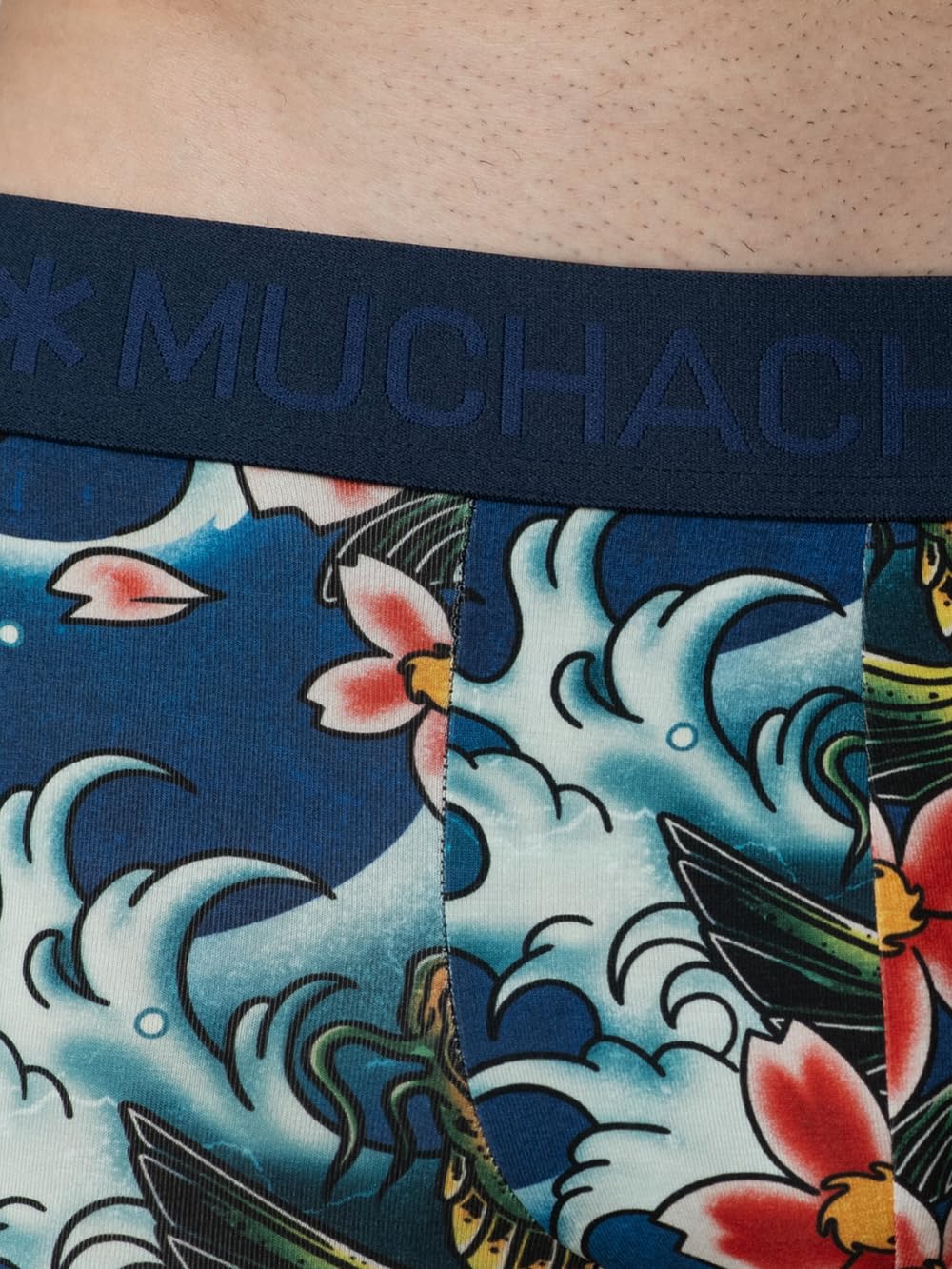 Muchachomalo Uomo Trunks 3-Pack, Fantasia, Cotone, Fascia Elastica