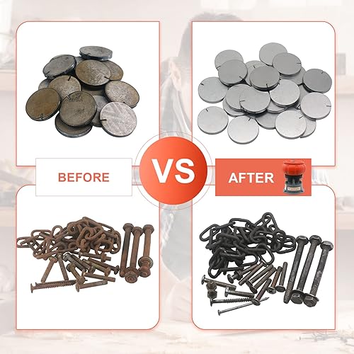 Miniatura 9 de Máquina pulidora de vaso vibratorio eléctrico de 5 libras - Pulido de piezas metálicas pequeñas