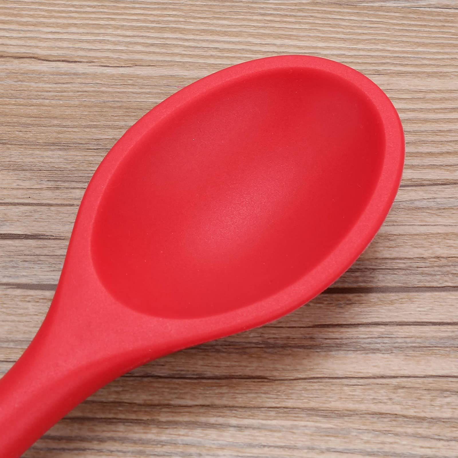 MUZIT Mestolo da zuppa, Cucchiai da zuppa Uso Domestico Cucchiaio Grande in Silicone con Manico Lungo Mestolo da miscelazione di Alta qualità Cucina Cucchiai da zuppa Stoviglie Cucina, Sala da Pranzo