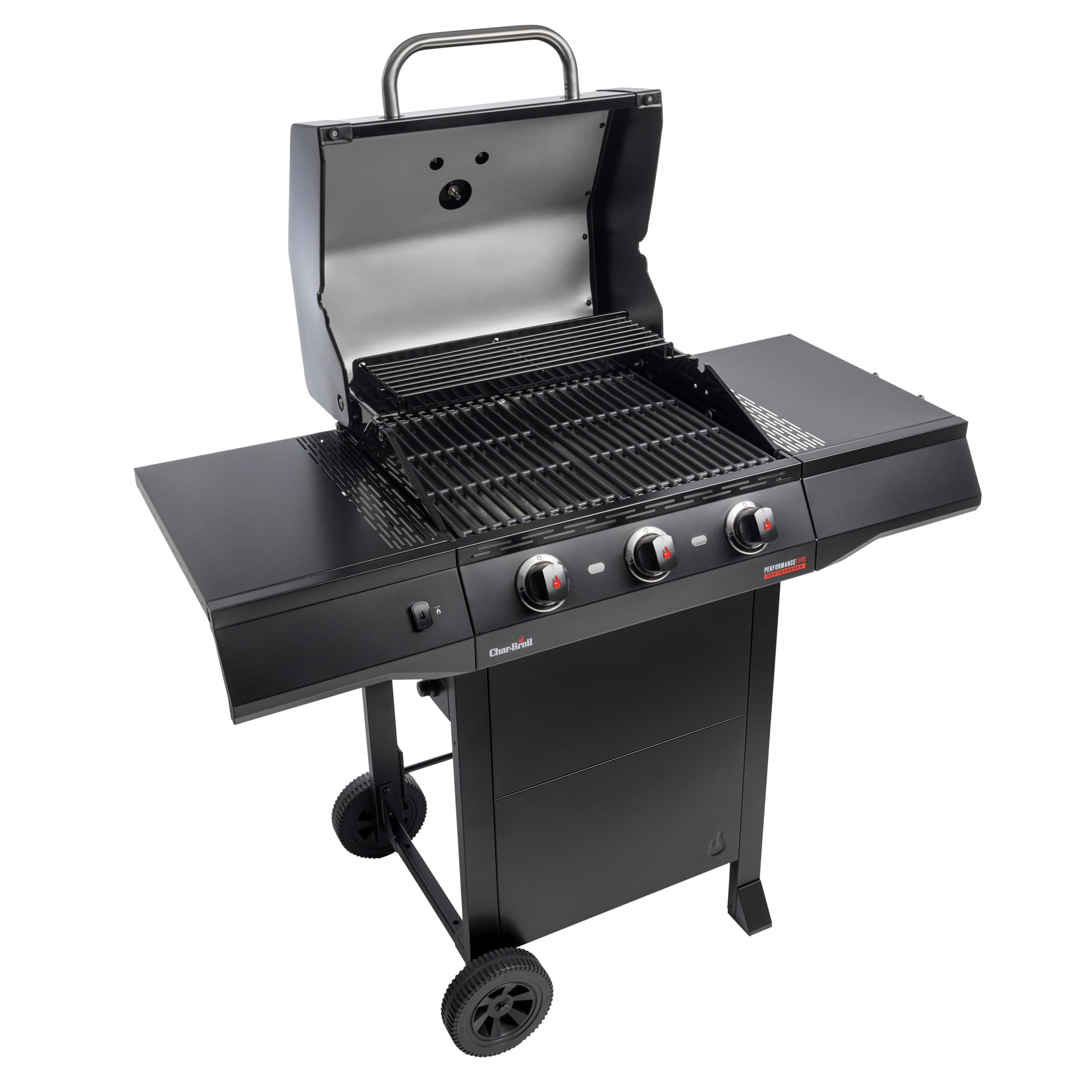 Char-Broil Gasgrill Performance CORE B 3 Cart - 3 Brenner, TRU-Infrared Technology, elektronische SureFire Zündung - Ideal für draußen, Garten, Terrasse