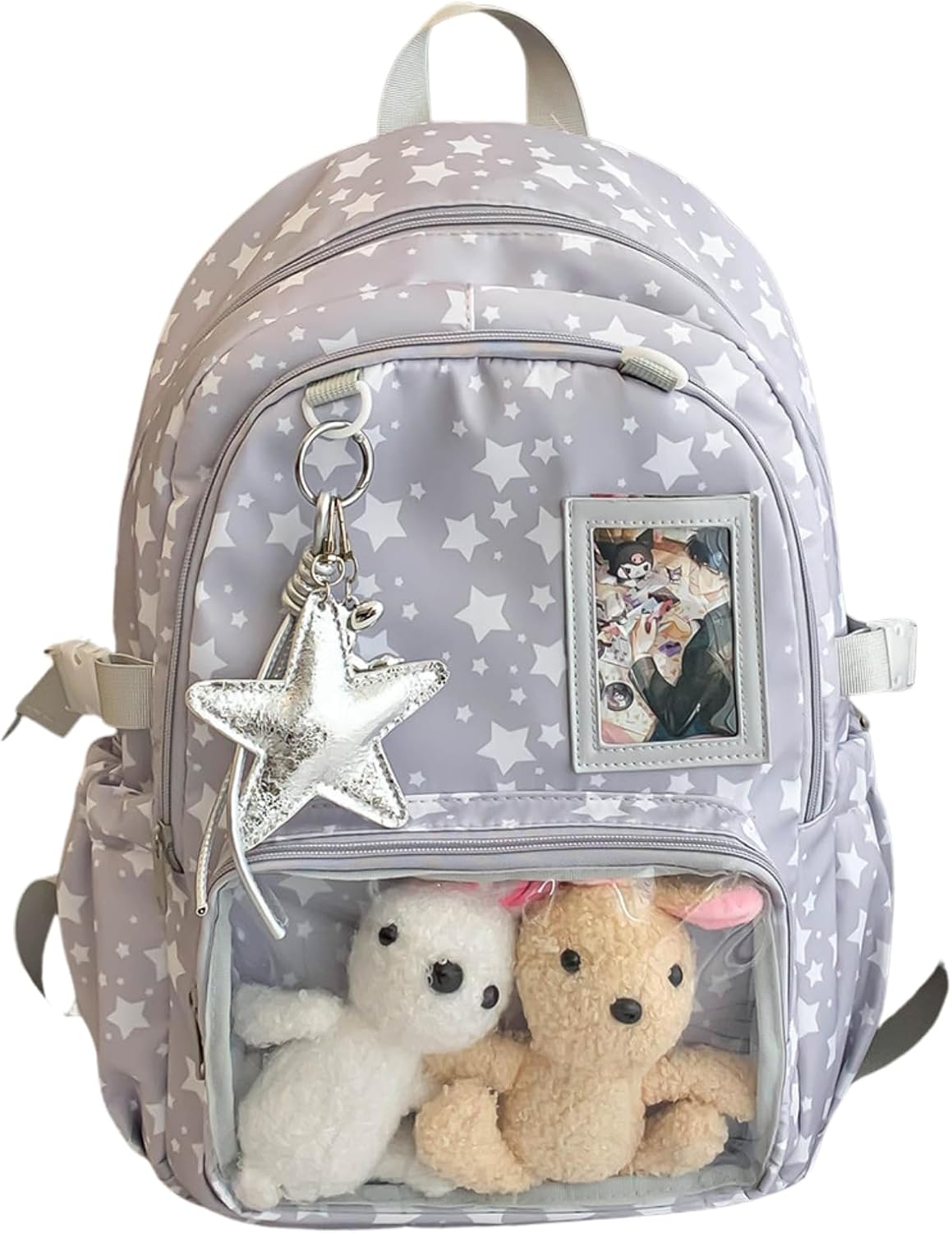 Cute Itabag Backpack Purse Bag - Kawaii Coquette Bookbag Ita Shoulder Bag Y2k Harajuku Backpack Cutecore Daypack (Mint)