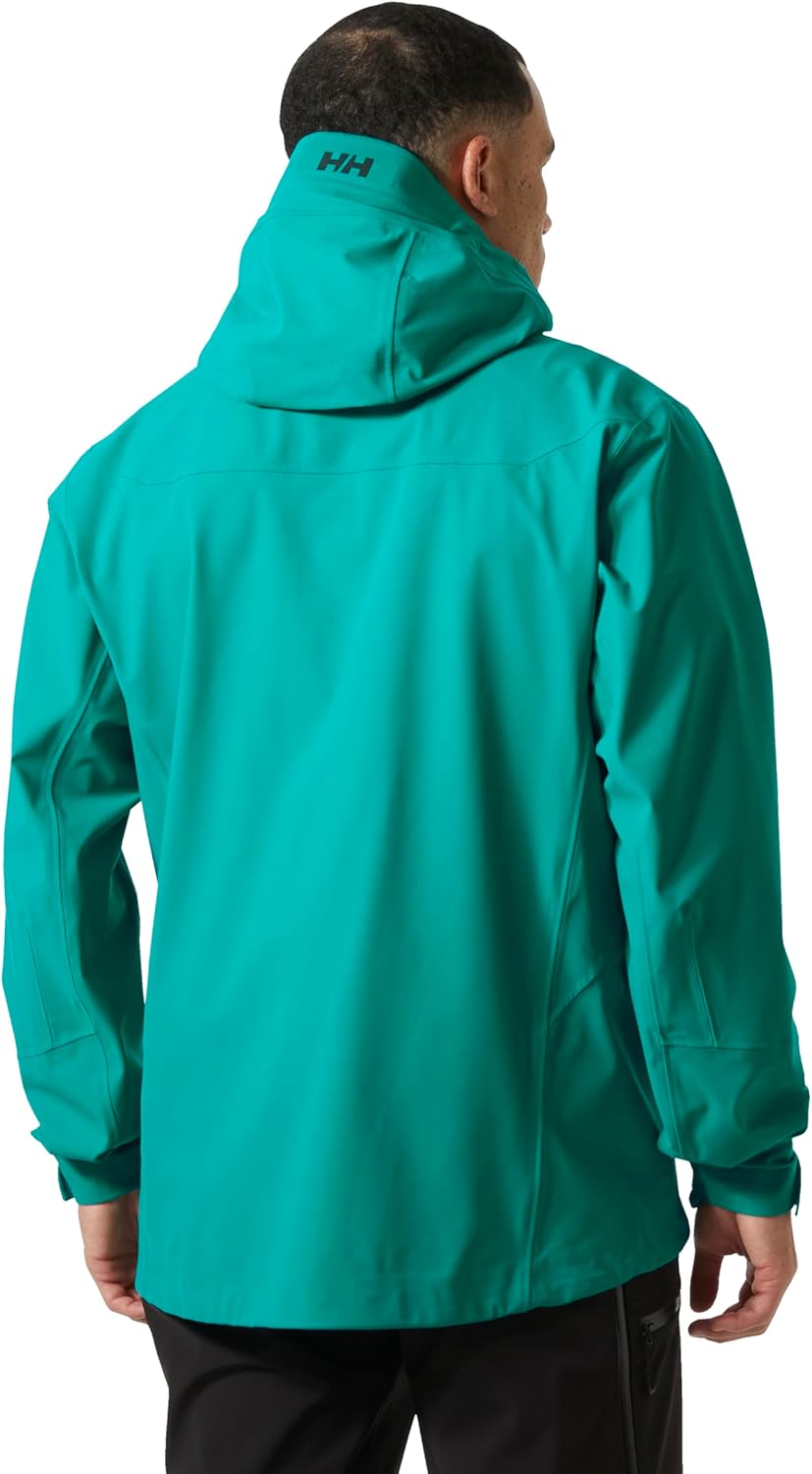 Helly Hansen Verglas BC Ski Shell Jacket - Men's Waterproof, Windproof 3-Layer, Helmet & Pack Compatible, Ventilation Zippers