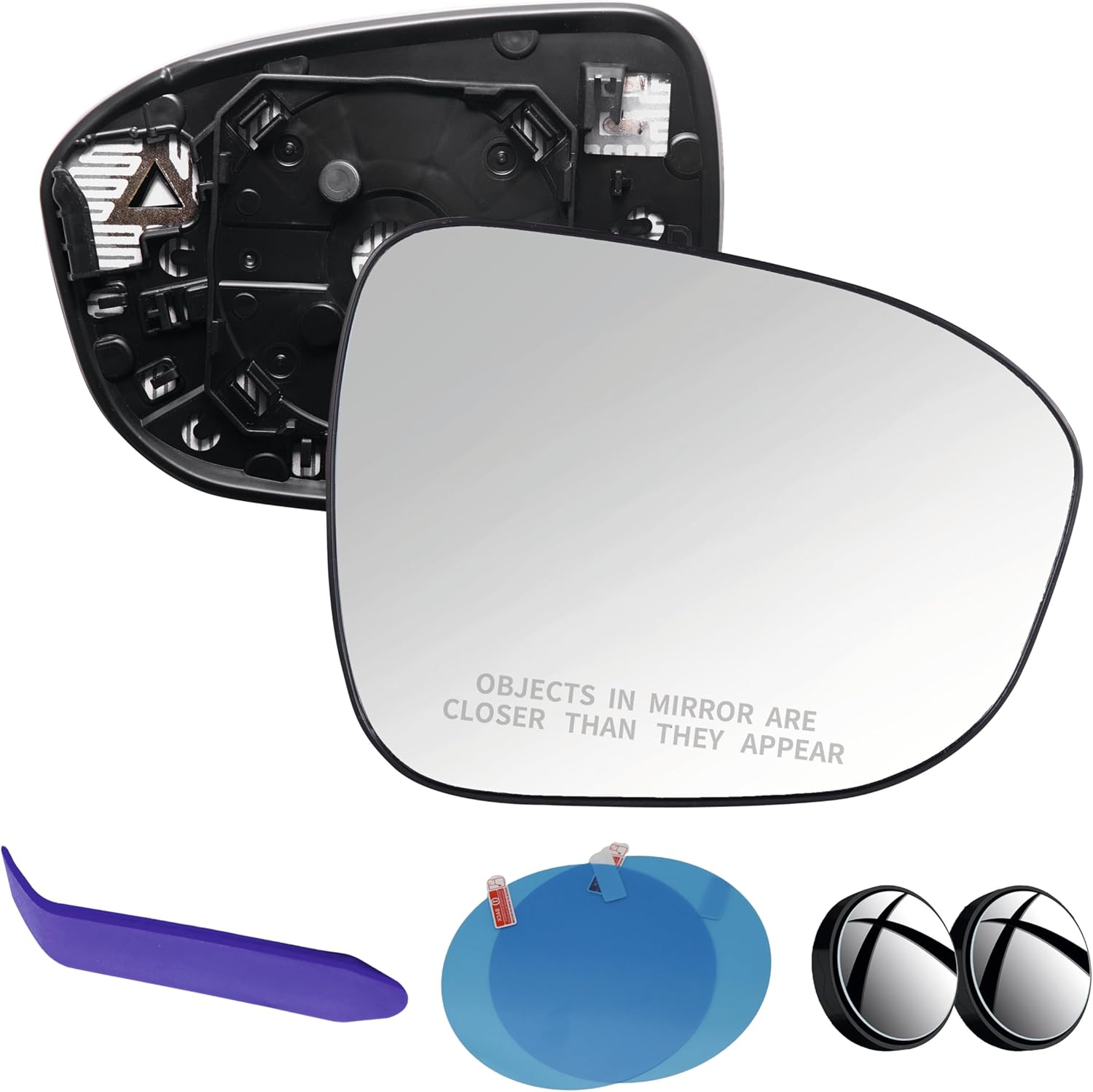 EAP Driver Side Mirror Glass Compatible With Mitsubishi Outlander 2022-2026, Outlander PHEV 2023-2025, Heated, 96366W400P
