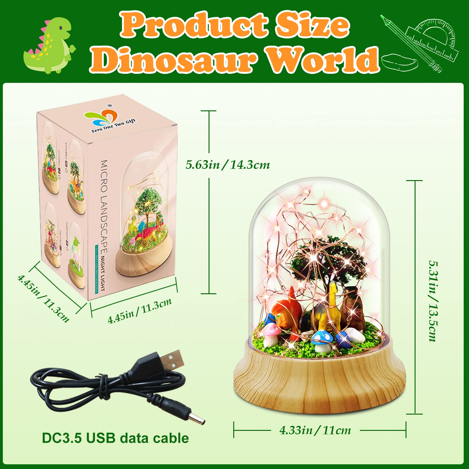 Amazon.com: Make Your Own Night Light, Dinosaur DIY Kits for Girls