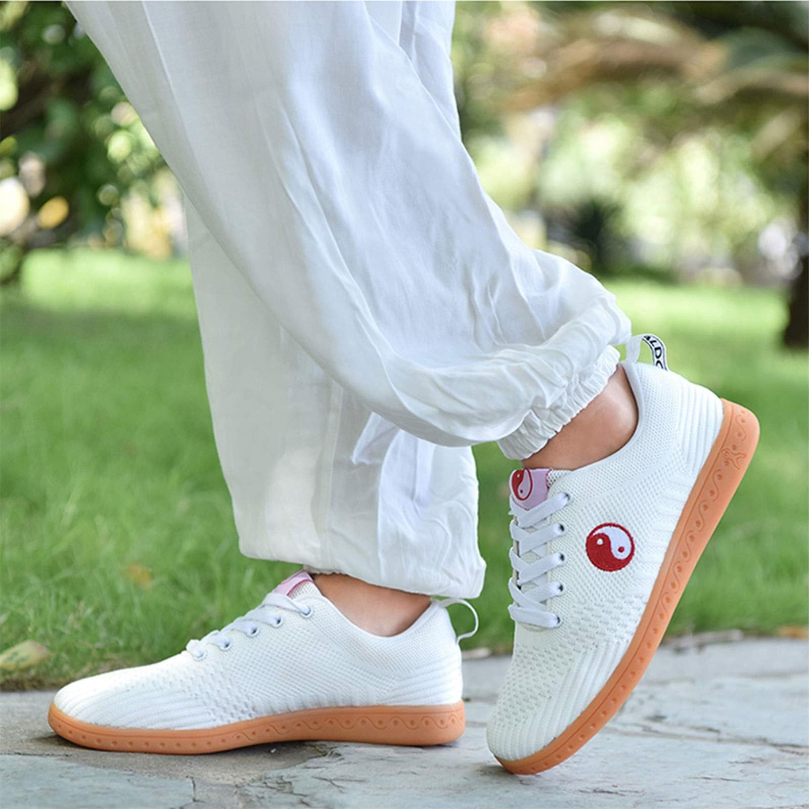 Scarpe Tai Chi per Uomo Donna Sneaker Leggera Traspirante e Antiscivolo Scarpe da Kung Fu per Boxe Taekwondo per Arti Marziali