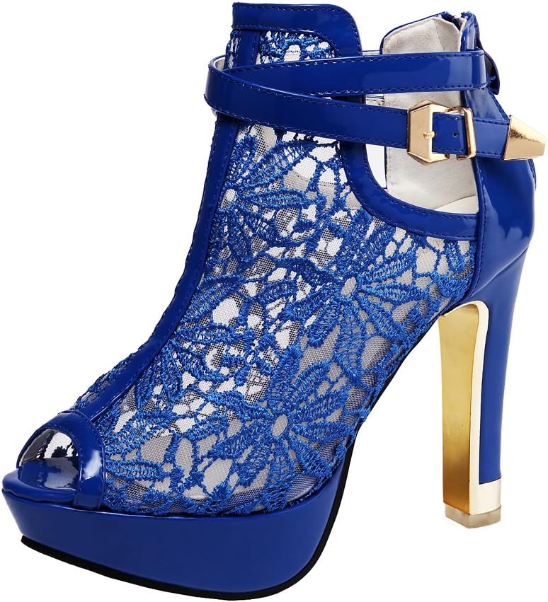 nike high heels blue