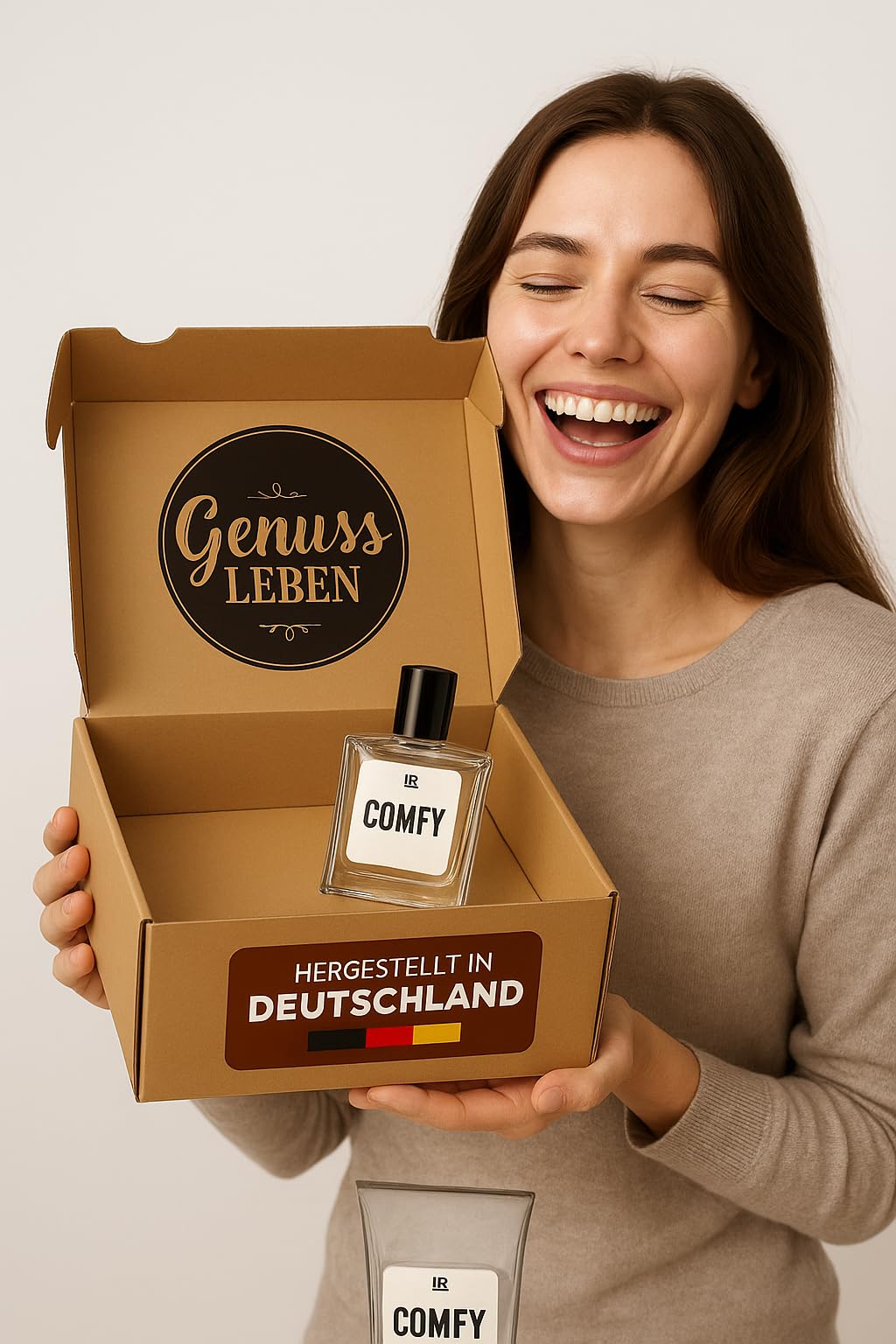 Genussleben® Duft Box mit Eau de Parfum FEEL Comfy Women 50ml