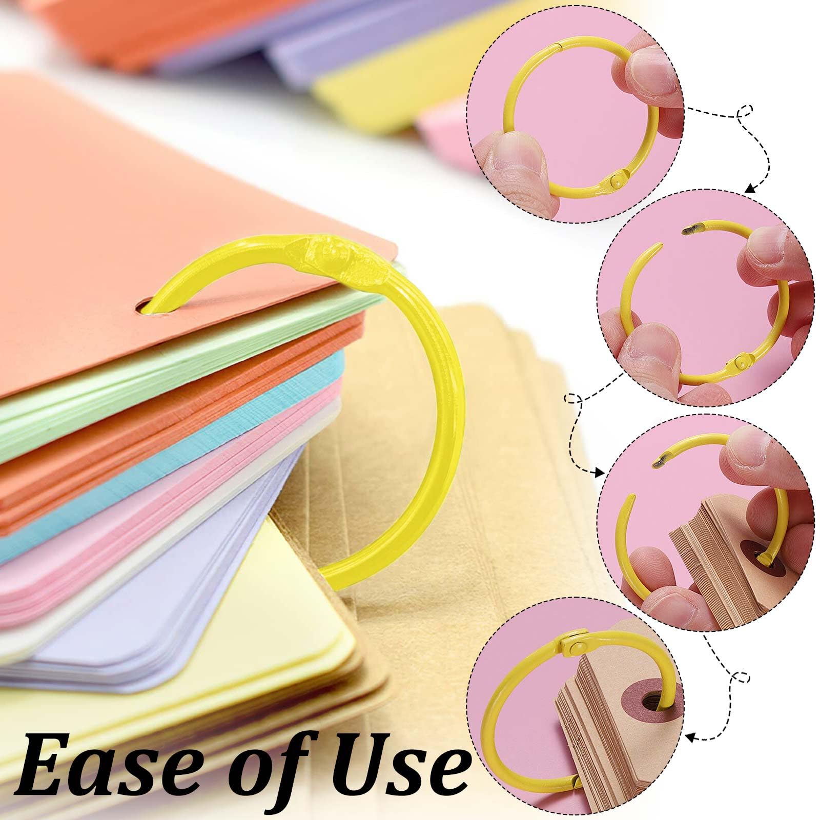 Anelli Etallici, Anelli Rilegatura 20, Anelli Del Libro, Anelli Per Fogli, Anelli Per