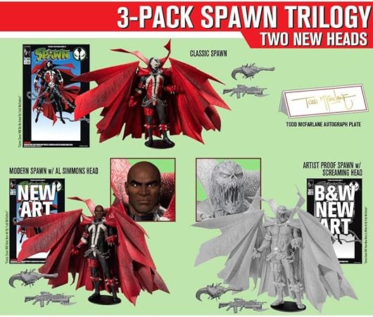 Amazon マクファーレントイズ スポーン キックスターター リミテッド フィギュア スポーン トリロジー 3パック クラシック モダン アーティスト プルーフ バージョン Mcfarlane Toys 21 Kickstarter Exclusive Trilogy 3pack Classic Modern Artist Amazon マクファーレントイズ スポーン キックスターター リミテッド フィギュア スポーン トリロジー 3パック クラシック モダン アーティスト プルーフ バージョン Mcfarlane Toys 21 Kickstarter Exclusive Trilogy 3pack Classic Modern Artist