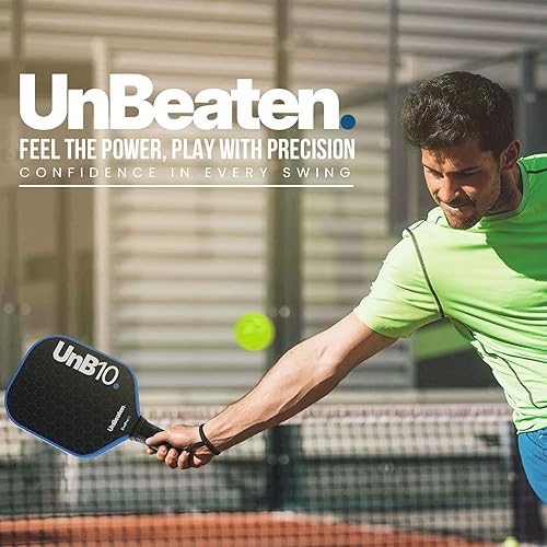 Miniatura 3 de Juego de 2 palas de pickleball aprobadas por USAPA de fibra de carbono de 0.630 in, palas de pickleball para hombres y mujeres, raquetas ligeras de