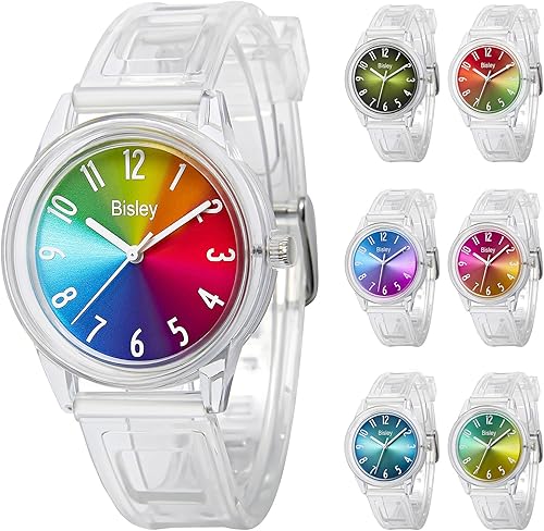 Miniatura 5 de Women's Watch Silicone Strap Casual Waterproof Quartz Watches Three Hands Watch Best Gift for Women Men