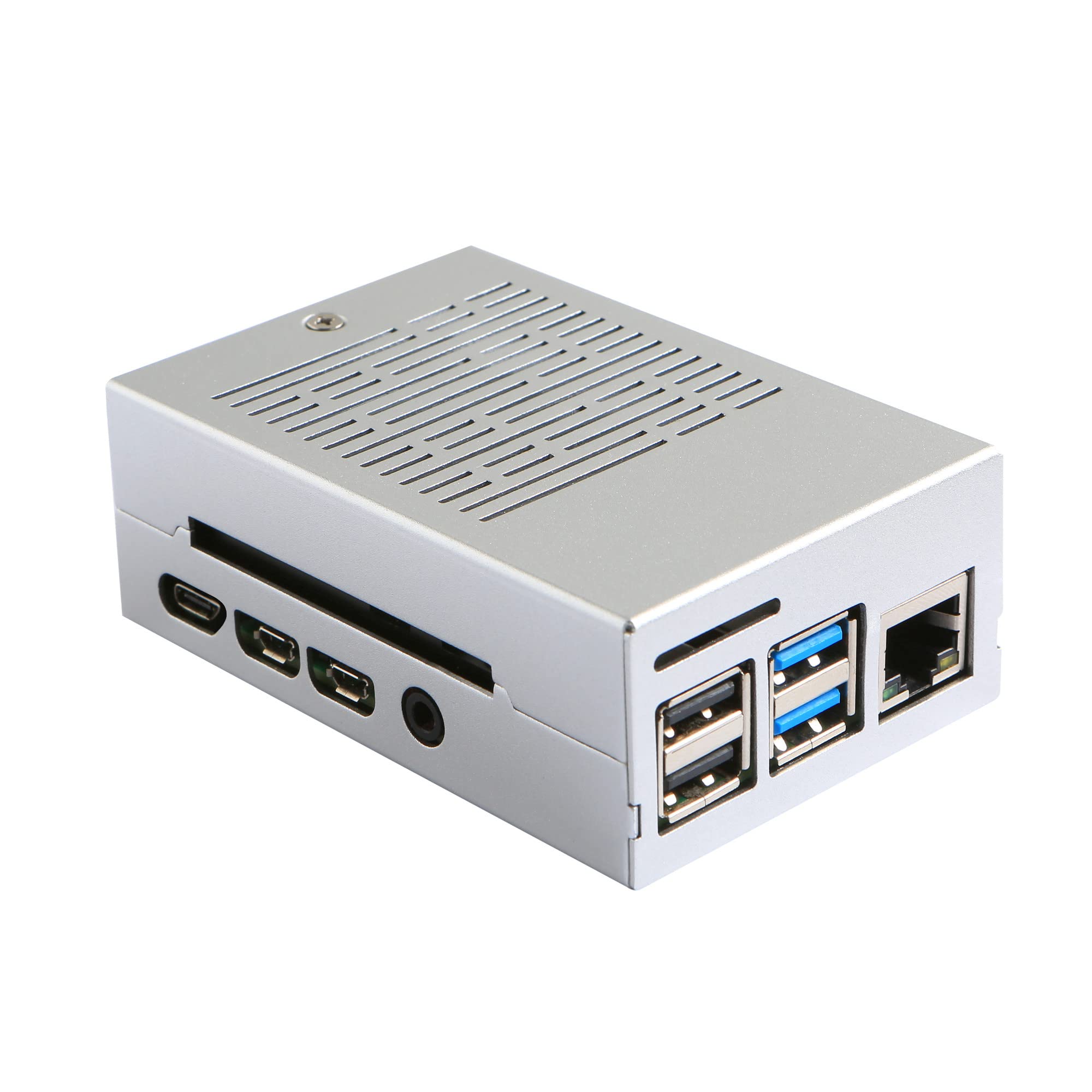 Refroidisseur Raspberry Pi 4 Gelid Solution ICEBERRY argent avec ventilateur intégré - 8