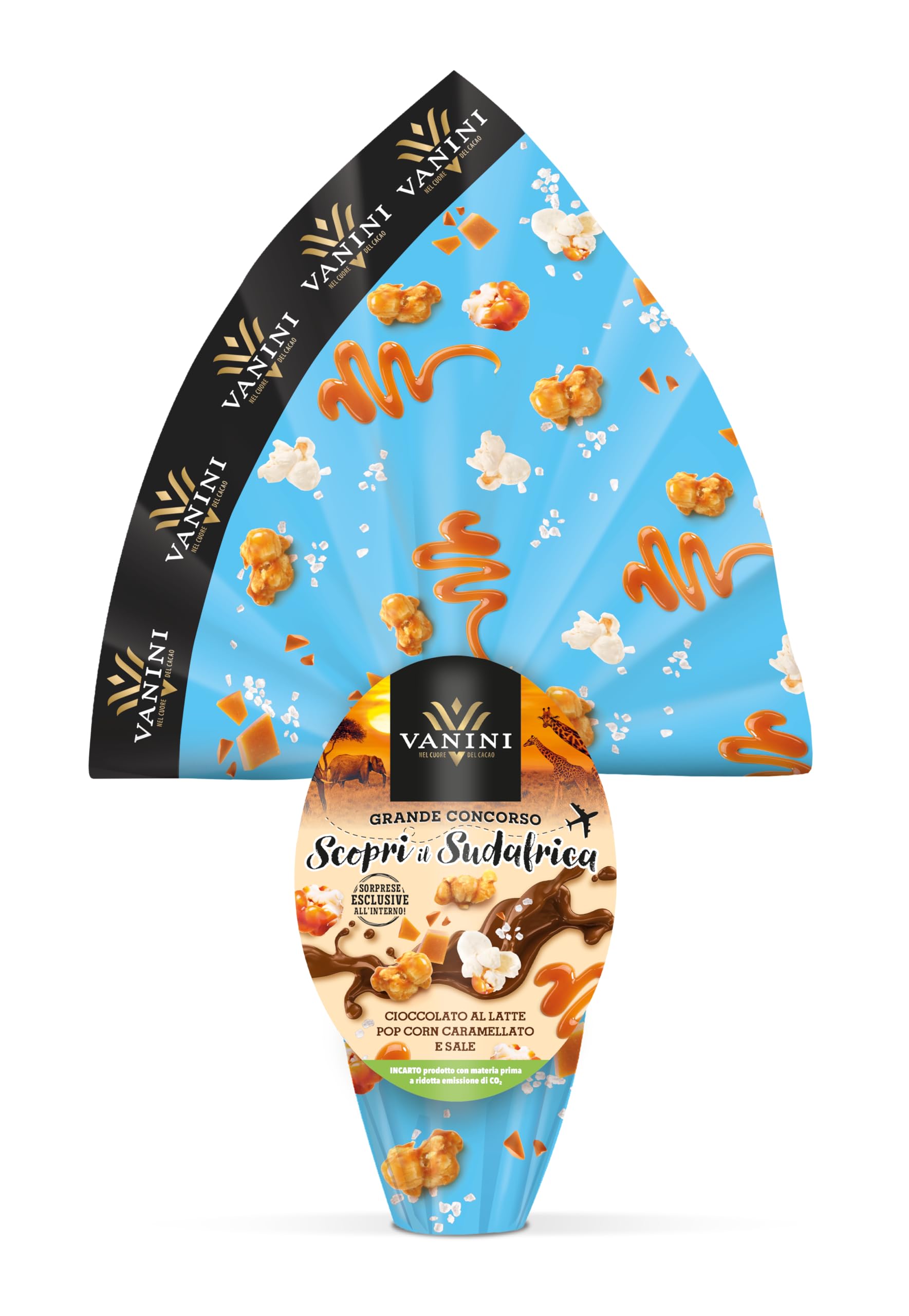 Icam Uovo Latte Pop Corn, 280g