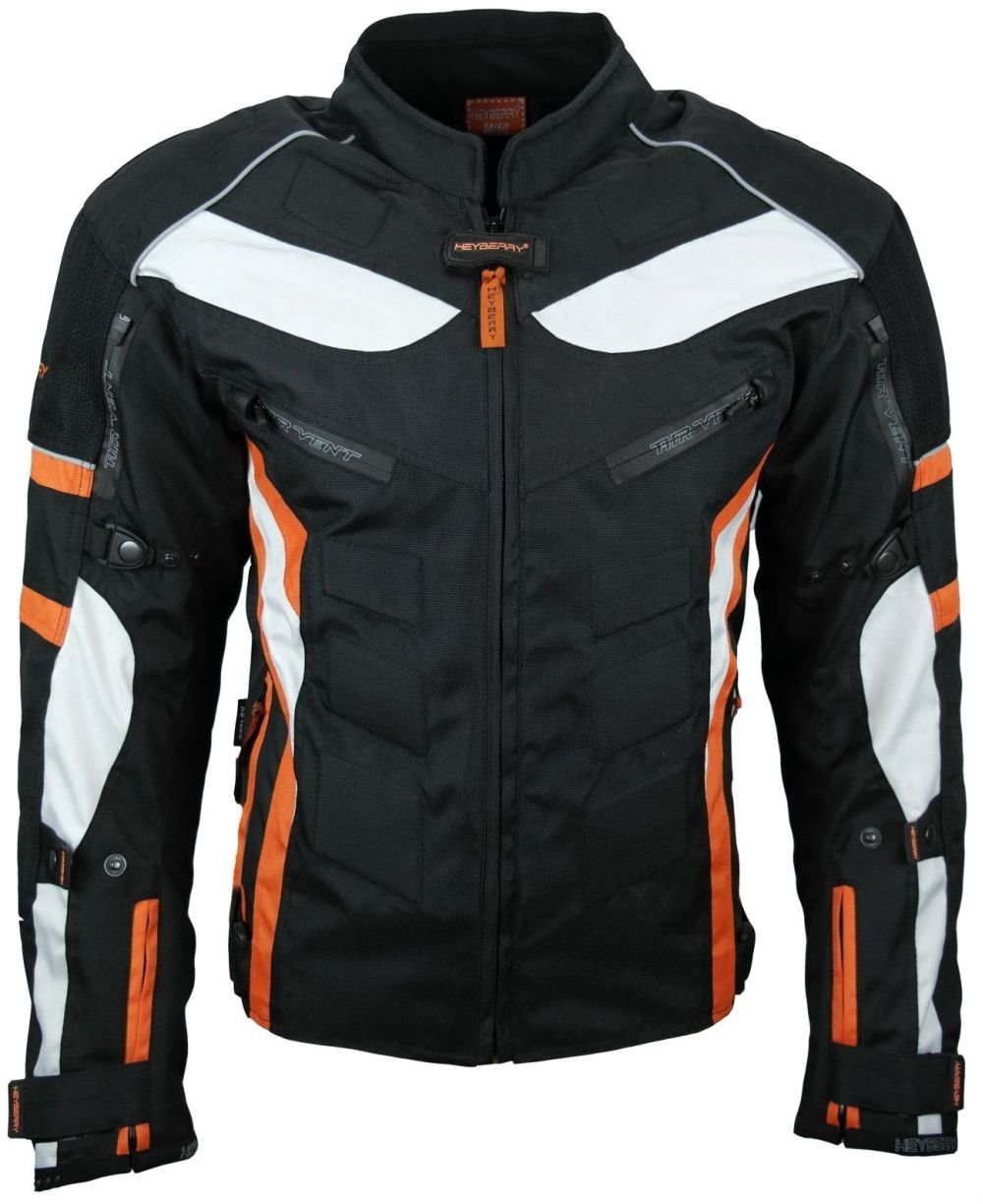 HEYBERRY Textil Motorrad Jacke Herren Motorradjacke viele Farben