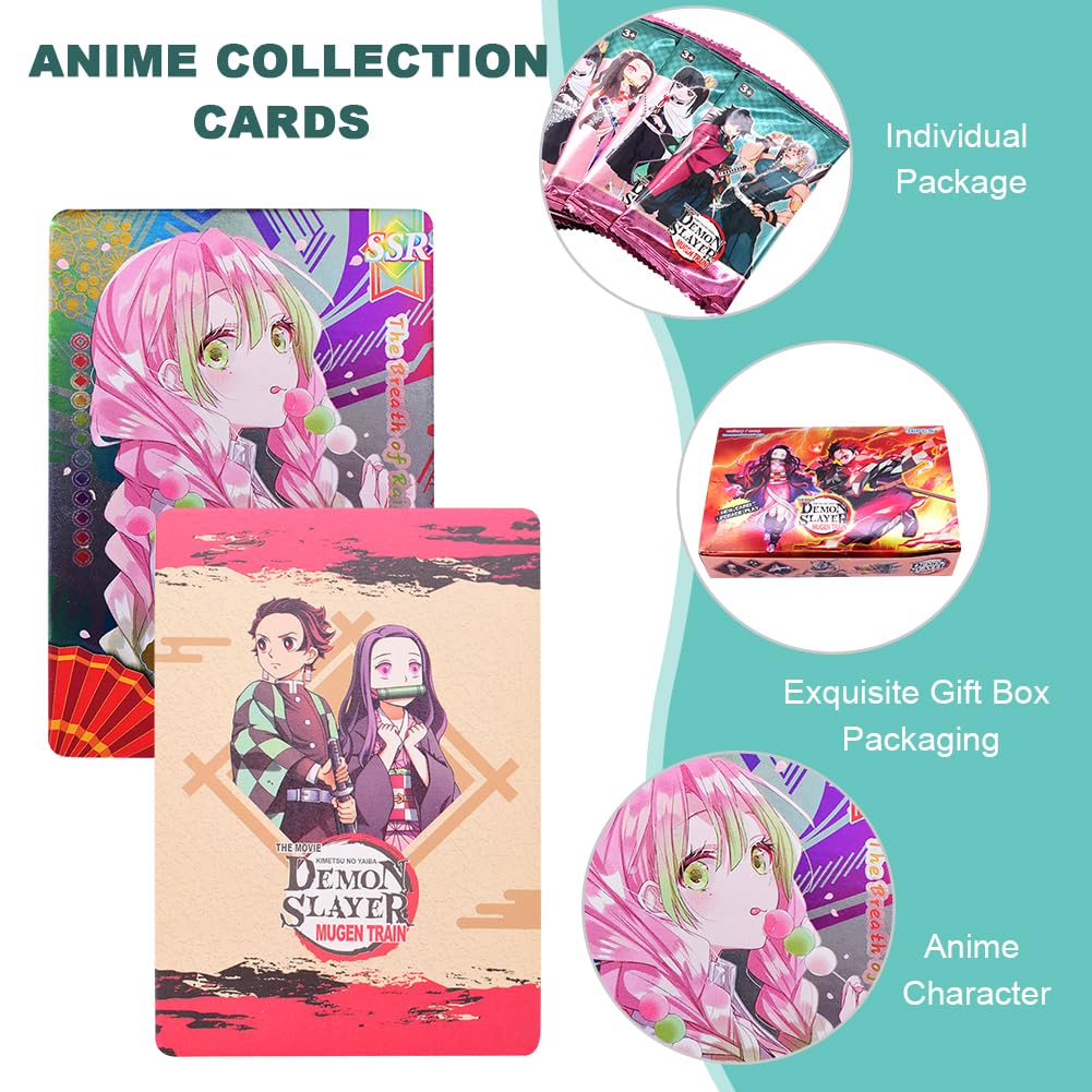 160 Anime-Sammelkarten In 32 Packs – 5 Karten Pro Pack, Mit Seltenen Motiven, Für Kinder & Sammler
