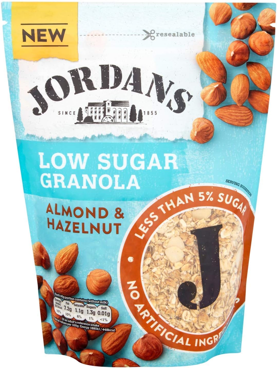 Jordans Low Sugar Nut Granola 500g Amazon.co.uk Grocery