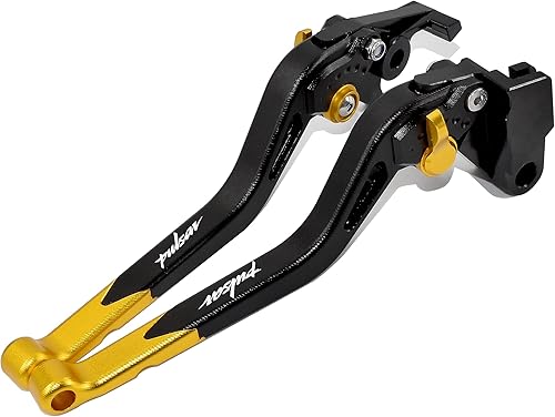 Miniatura 1 de ESPEEDMTC para Bajaj Pulsar RS200 NS200 2015-2021 Aleación de aluminio modificada CNC Accesorios de palanca de embrague de freno de tamaño largo