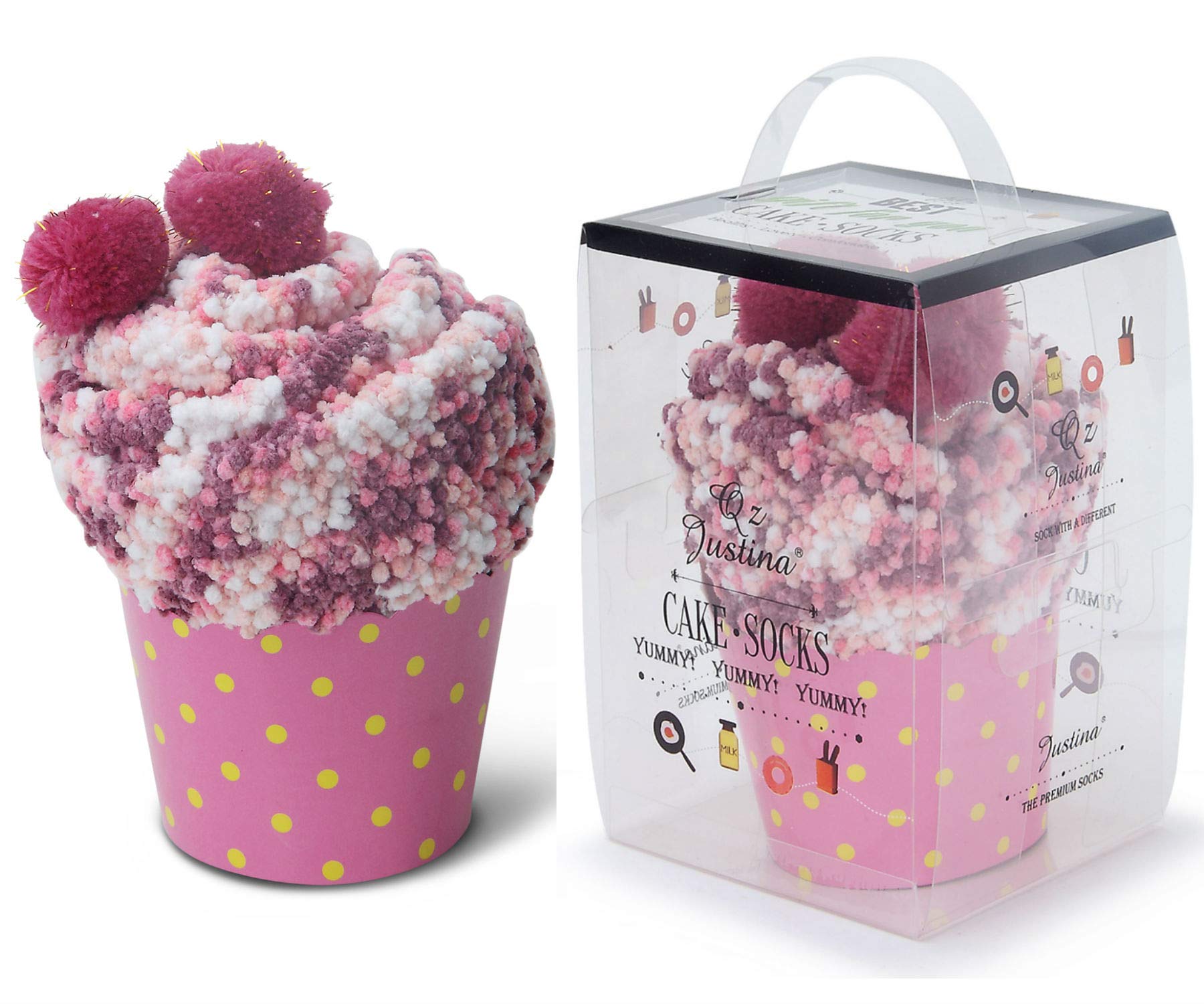 JARSEEN 2/3 Confezione Regalo Calzini Natale Calze San Valentino Caldi Donna Super Morbidi Calzettoni DIY