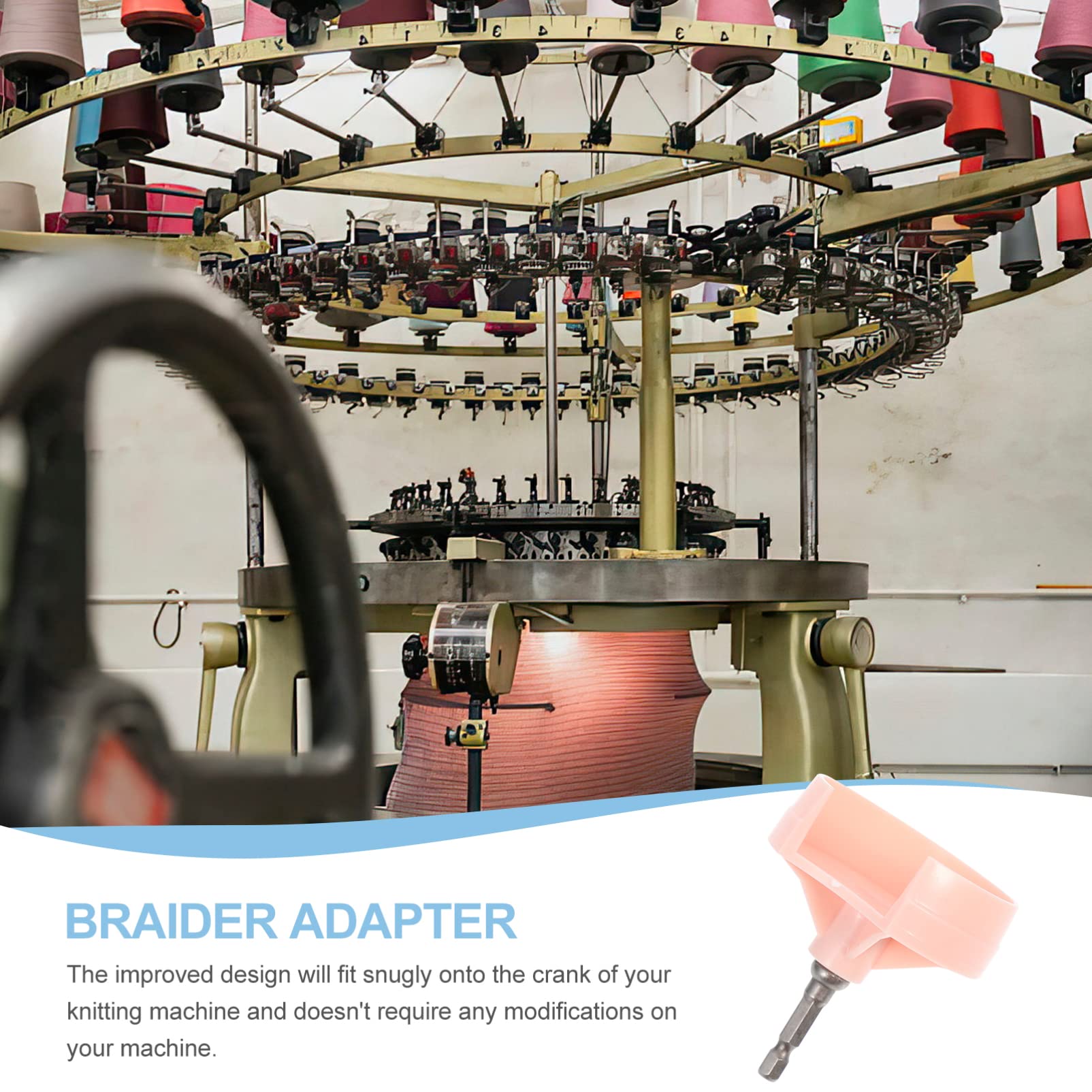 SEWACC 4stücke Knitting Machine Adapter Für Handarbeiten Und Praktischer Strickmaschinenaufsatz Für Anfänger Einfache Material