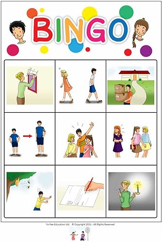 Miniatura 6 de Phrasal Verbs Flashcards en español IdiomaFlash tarjetas con a juego juego de Bingo para bebés, niños, niños y adultostamaño 4.13× 5.83enDIN A6