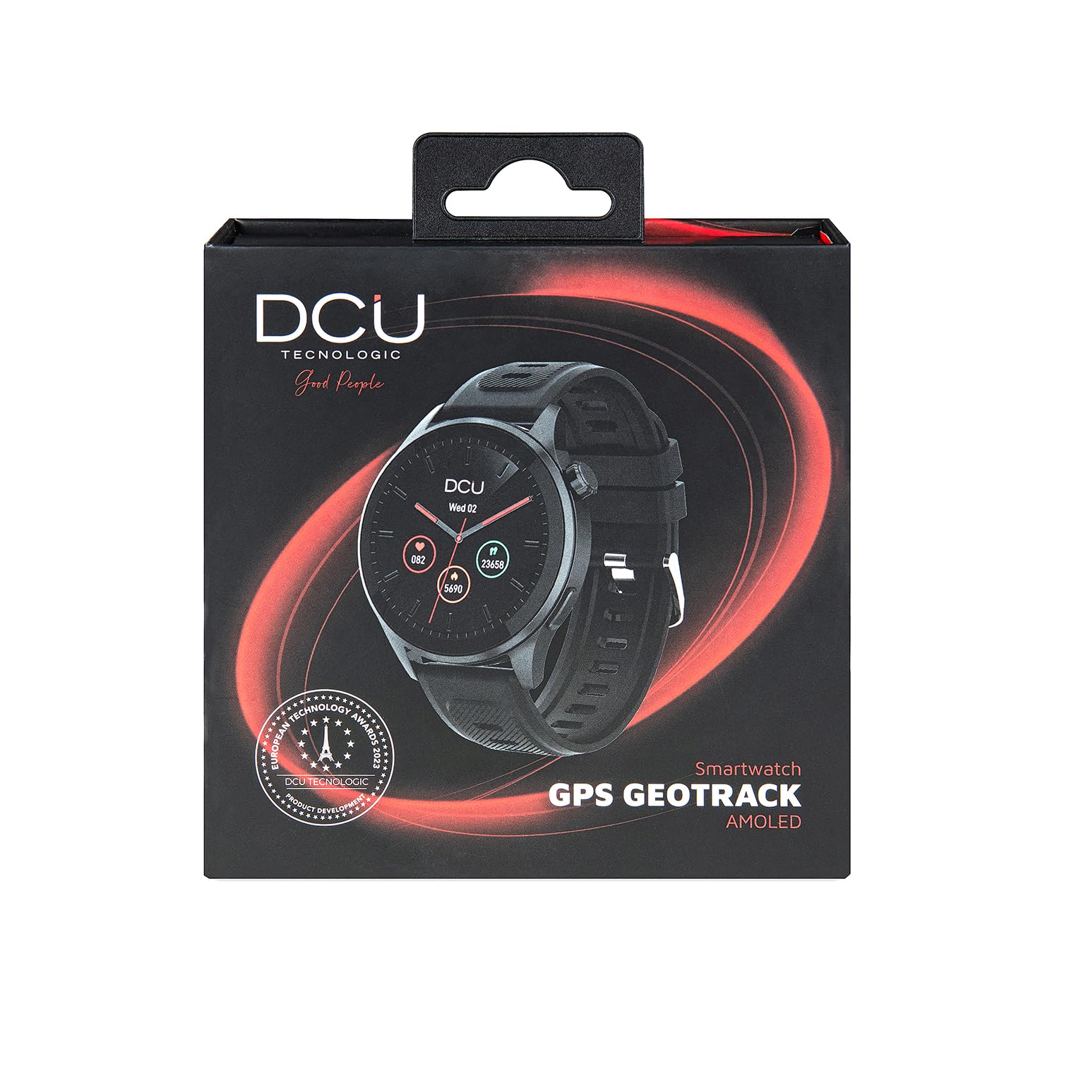 DCU TECNOLOGIC Smartwatch con GPS Integrado y Llamadas Bluetooth – Pantalla AMOLED 1,43'' | Música sin teléfono | Asistente de Voz | Más de 130 Modos Deportivos | Compatible Android/iOS