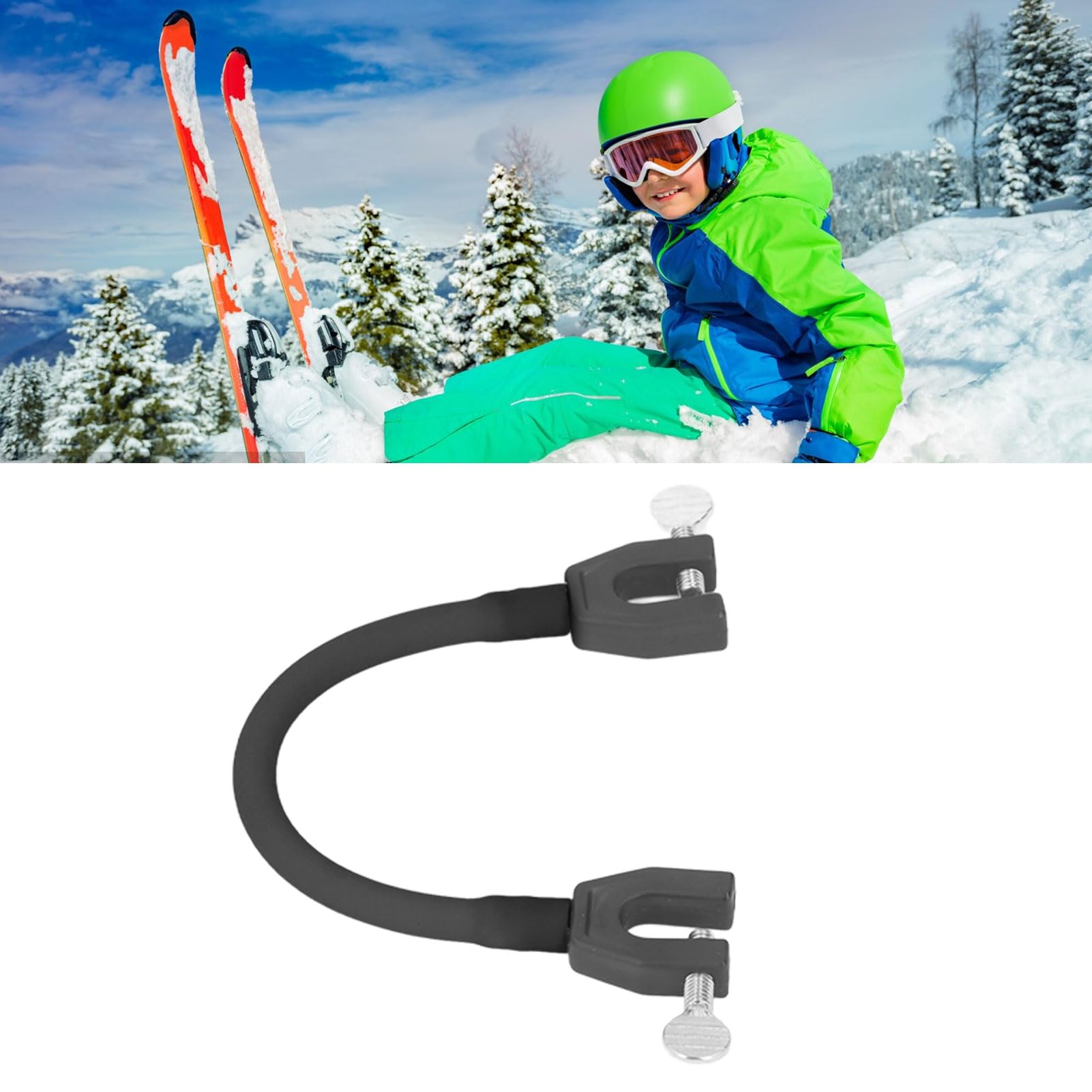 BESPORTBLE Easy Wedge - Aide à l'entraînement pour le ski - Longue durée - Pour apprendre à contrôler la vitesse - Pour un cours de base pour les débutants BESPORTBLE Easy Wedge - Aide à l'entraînement pour le ski - Longue durée - Pour apprendre à contrôler la vitesse - Pour un cours de base pour les débutants