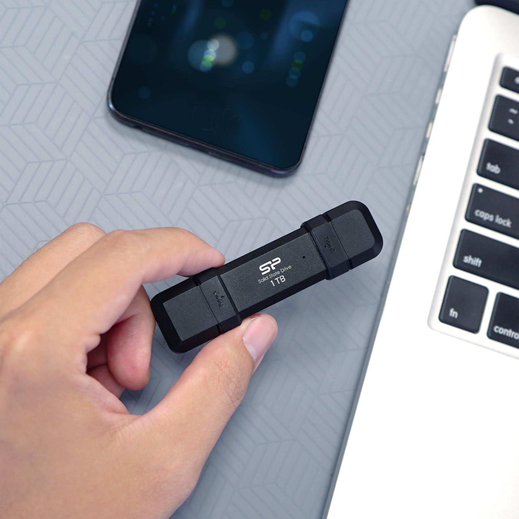 Amazon.com: Silicon Power 2TB DS72 Portable USB 3.2 Gen 2 Type-C