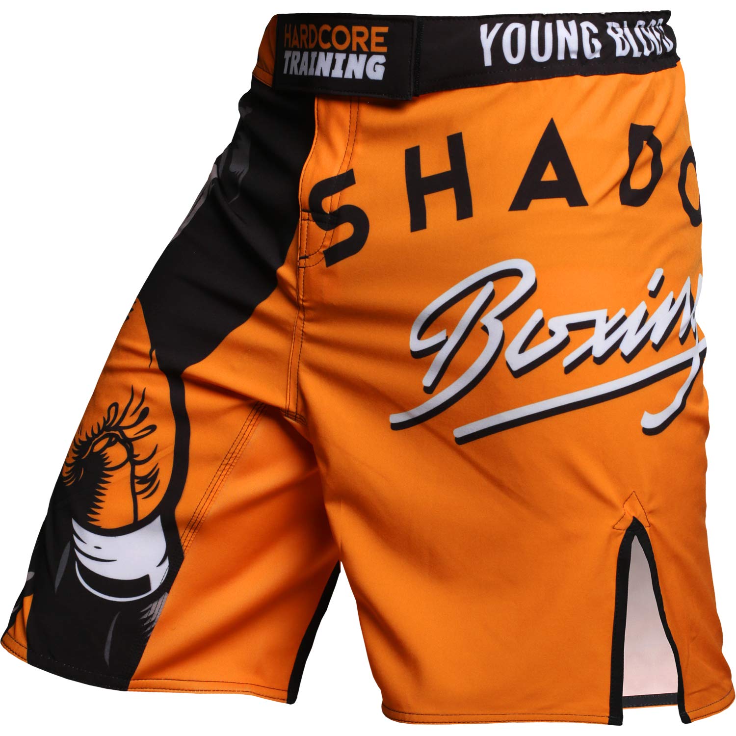 Hardcore Training Shadow Boxing Fight Shorts Hombre Pantalones Cortos MMA BJJ Boxeo Grappling Fitness No Gi