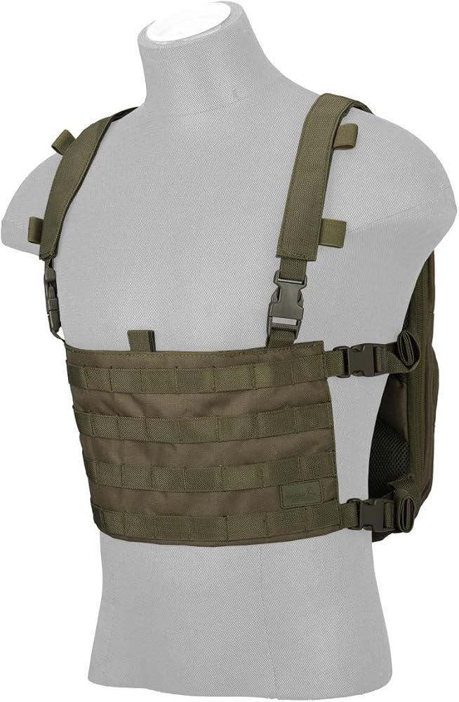 Amazon.com: Lancer Tactical 1000D Nylon QD Chest Rig and Backpack
