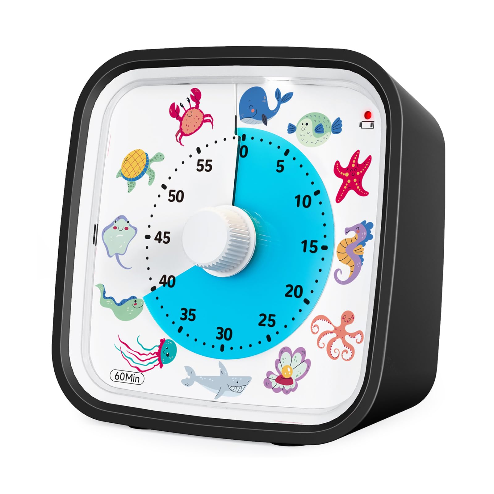 Visual Timers for with Mode and Night Lights Perfect for Study Learning Sea Theme Visual Timers