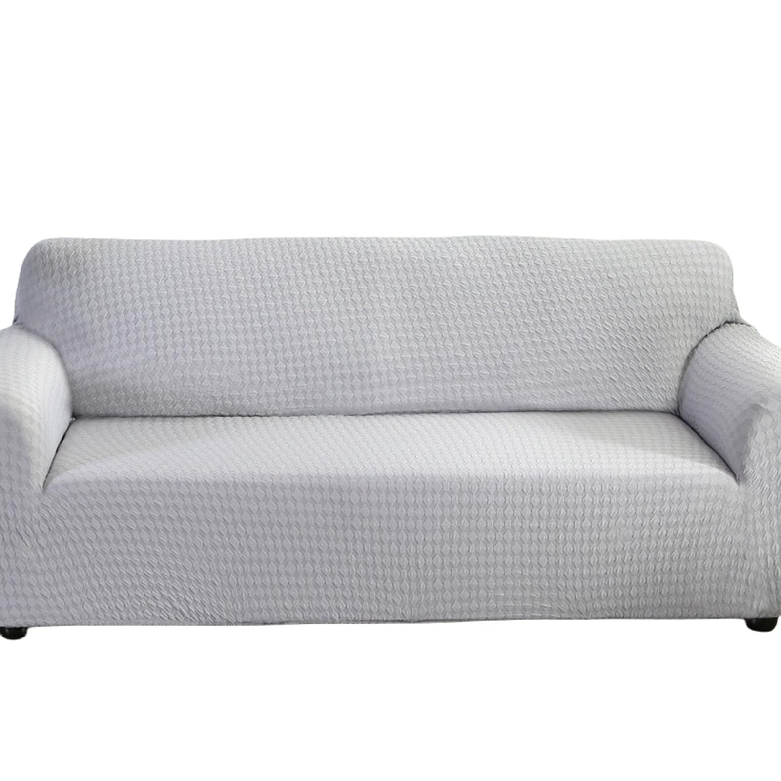 Housse de canapé extensible gris clair : protégez vos meubles en tissu au quotidien