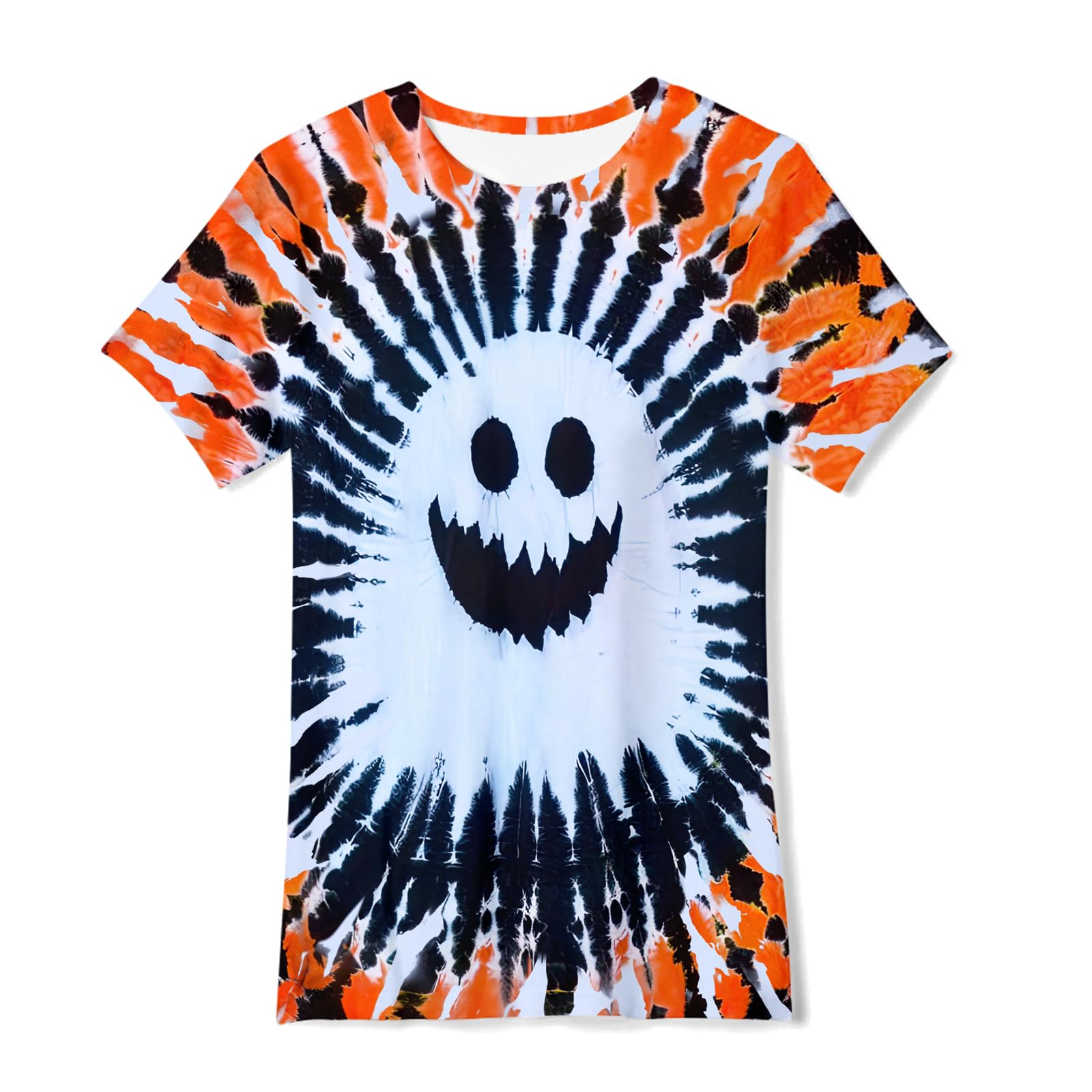 Boys Tie Dye Shirt Kids Rainbow Shirts Size 4-16