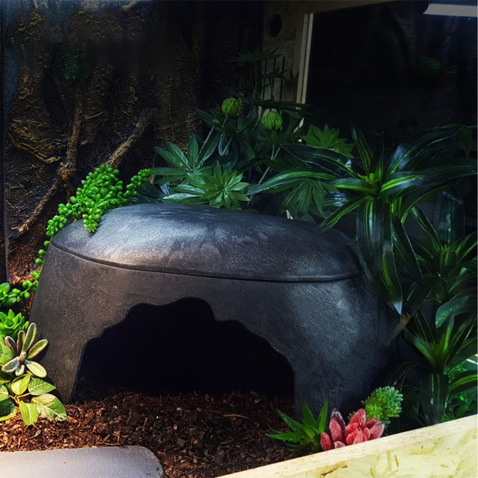 Terrarium Akcesoria do małych terrariów, kryjówki dla zwierząt | Kryjówka dla gadów Dla Gekonów Lamparcich, Gekona, Agamy Brodatej, Węża, Żółwia, Żaby, Jaszczurki, Do