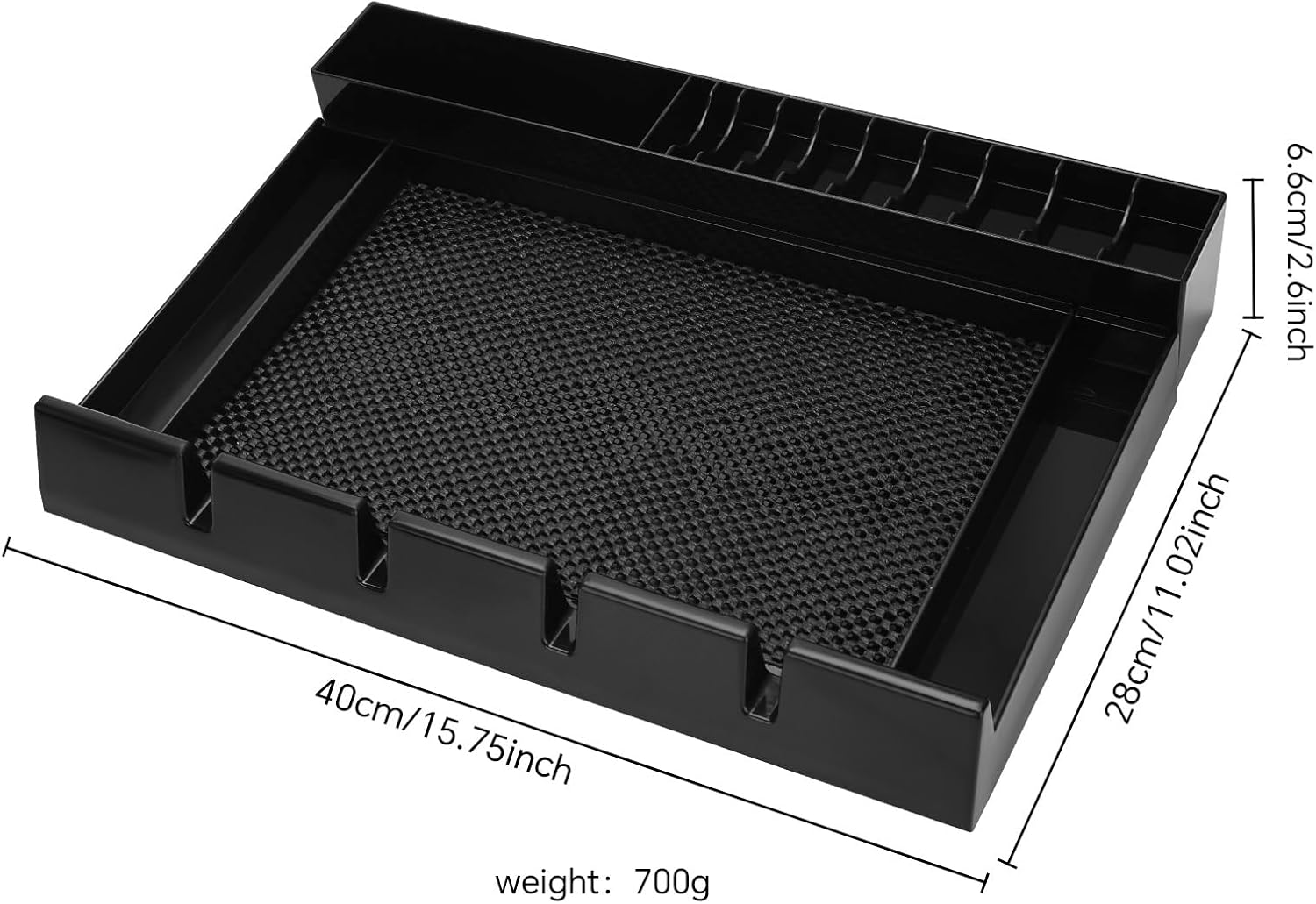 Clippers Tray Station, Multifunctional Hair Trimmer Holder for Barber & Salon and Homes, Combs/Clips/Razors Clipper Guards Holder Stylist Station Organizer (15.7" x 11" x 2.6")