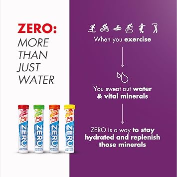 HIGH5 ZERO Electrolyte Tablets for Hydration, Blackcurrant, 20 Tablets