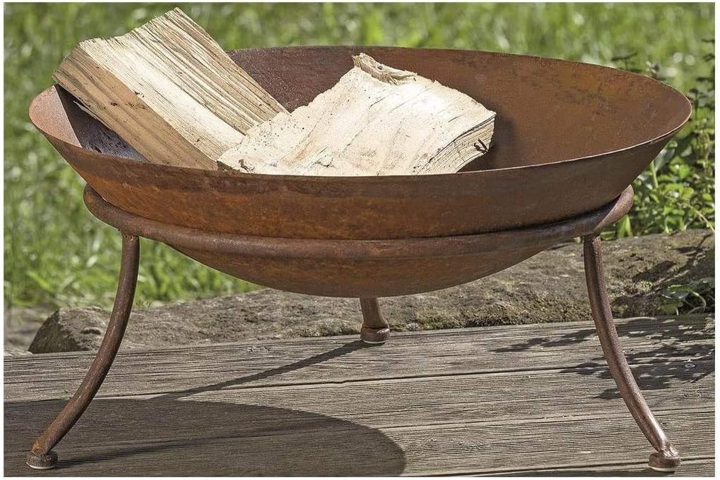 Maxi Braciere Ottagonale 89cm Per Esterni – Acciaio Resistente Per Campeggio E Giardino – Falò Da Terrazza