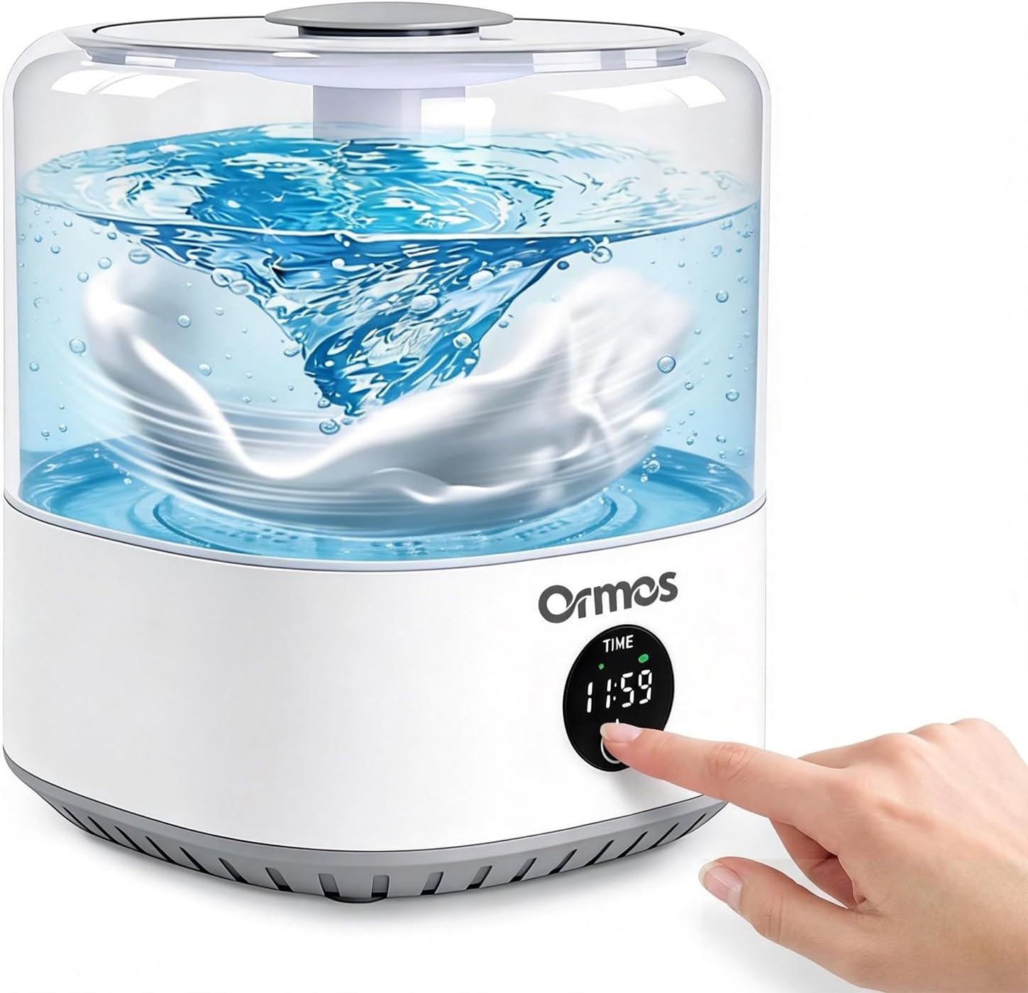 Mini Cordless Washing Machine, 3L Underwear Washing Machine, Portable Washing Machine, with Touchscreen, Compact and Quiet Design, Suitable for Dorm, Travel & Small Spaces