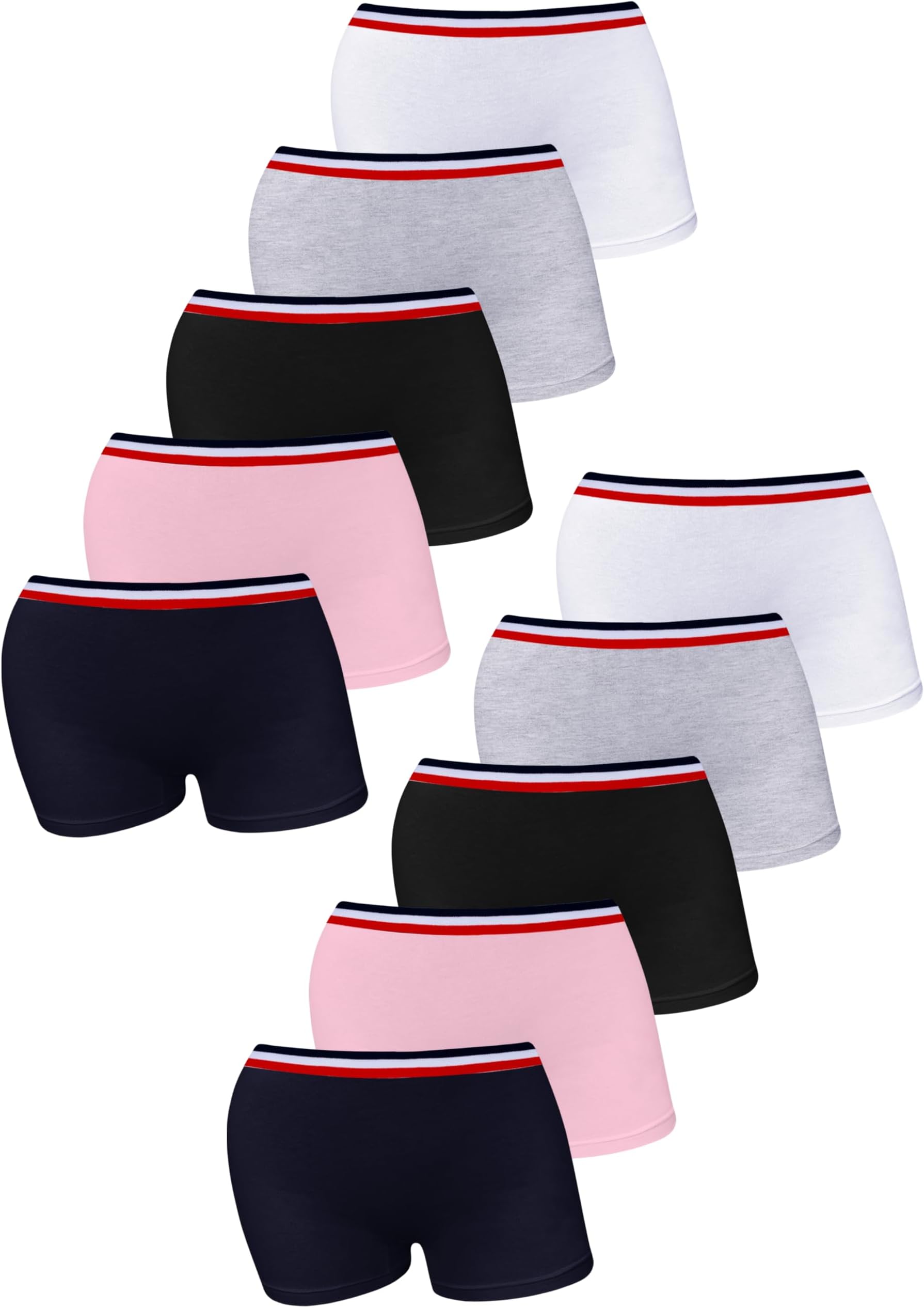 LOREZA ® 5/10 Girls Cotton Briefs Underwear with Different Motifs - Soft and Comfortable Material