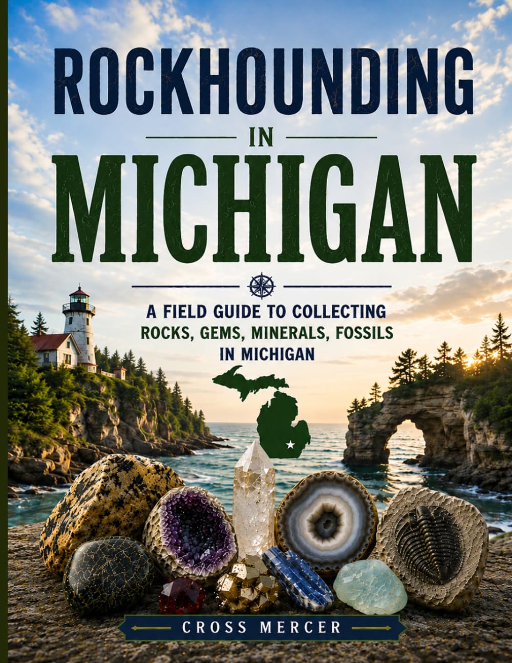 Rockhounding in Michigan: A Field Guide to Collecting Rocks, Gems, Minerals, and Fossils in Michigan