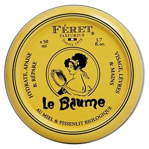 F ret Parfumeur Le Baume Multi-Purpose Balm Rose Poudr Deeply Hydrating Moisturizer for Dry Cracked Skin Lips Cuticles