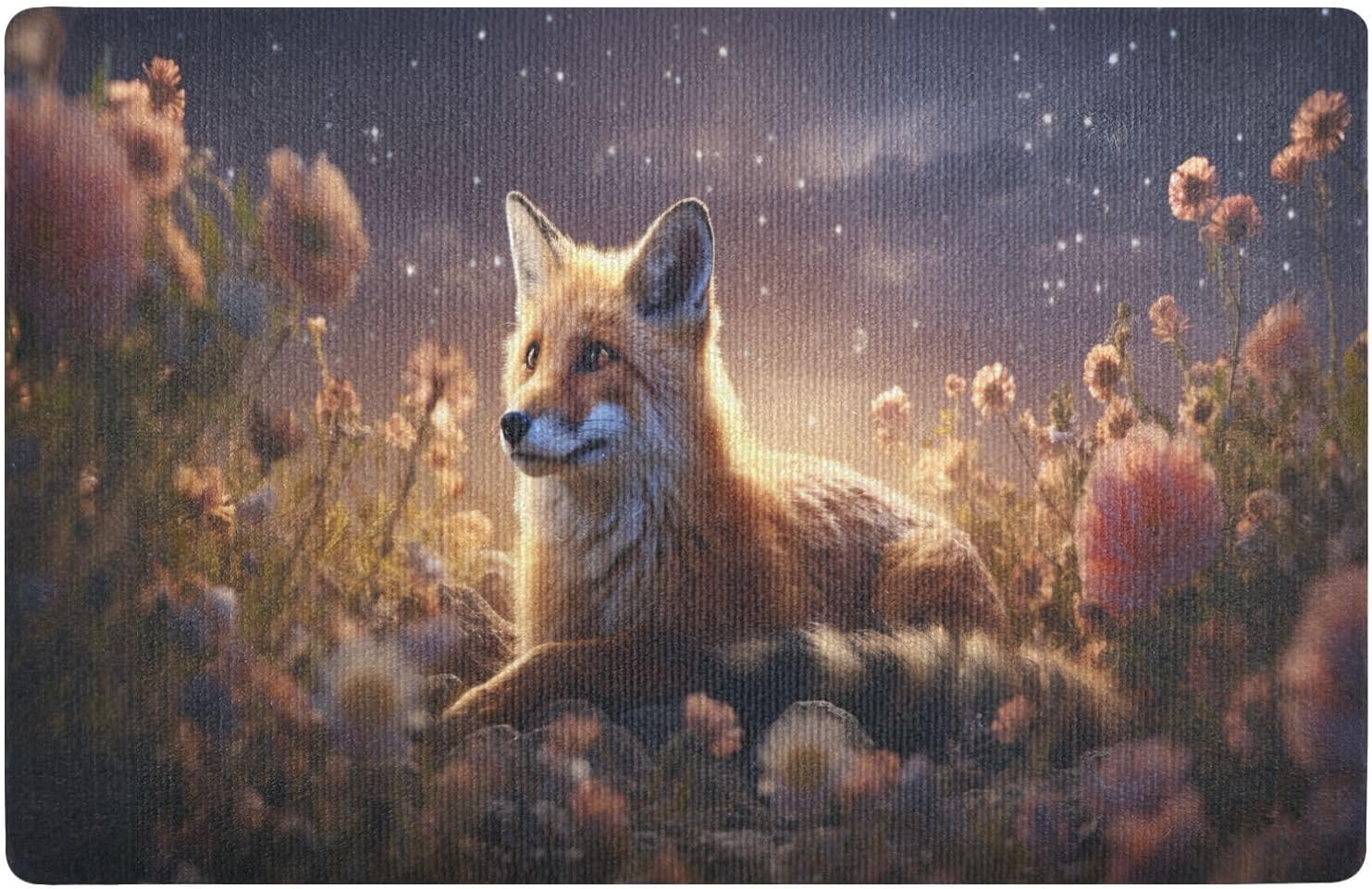 MUKJHOI Mats 32x20 Inch for Front Door Outdoor Fox