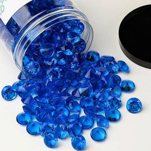 AiFanS Relleno de jarrón para centros de mesa, Home Deco 300 cuentas de relleno de jarrón de 34 pulgadas, canicas de diamante para jarrones, color